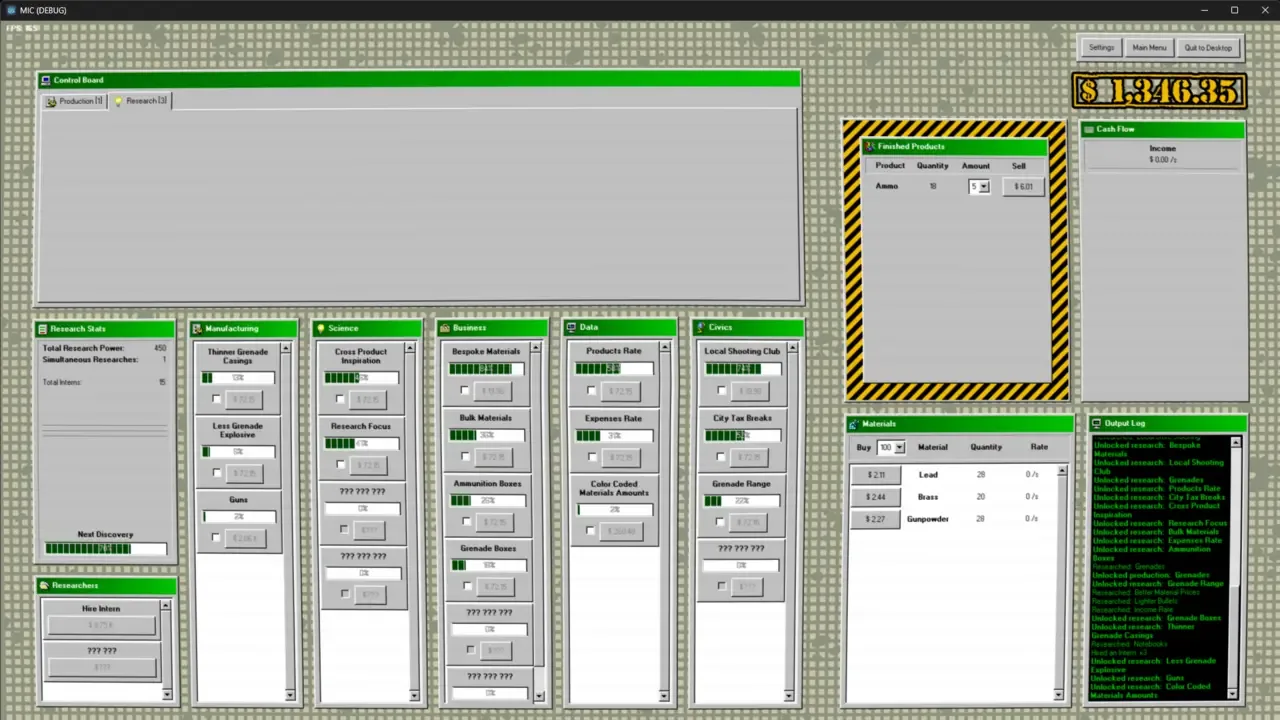 Military Incremental Complex screenshot 2