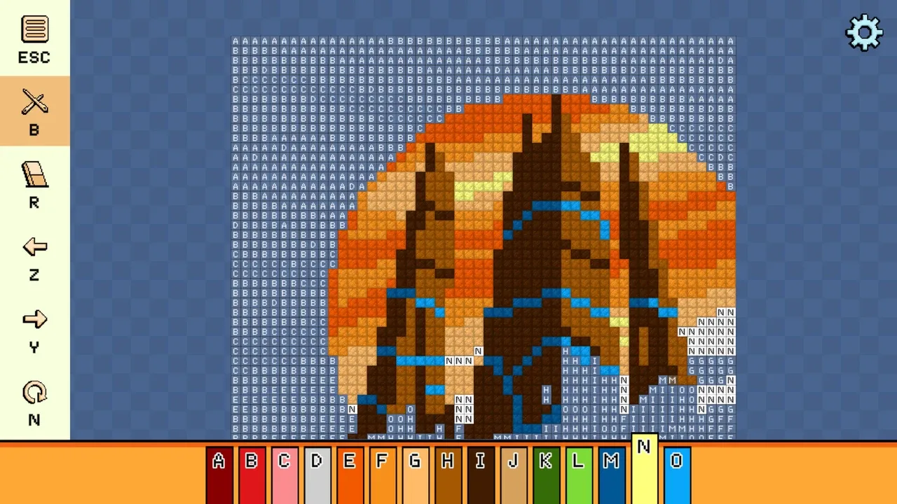 Pixel Cross Stitch: Color by Number - Alien Worlds Pack 2