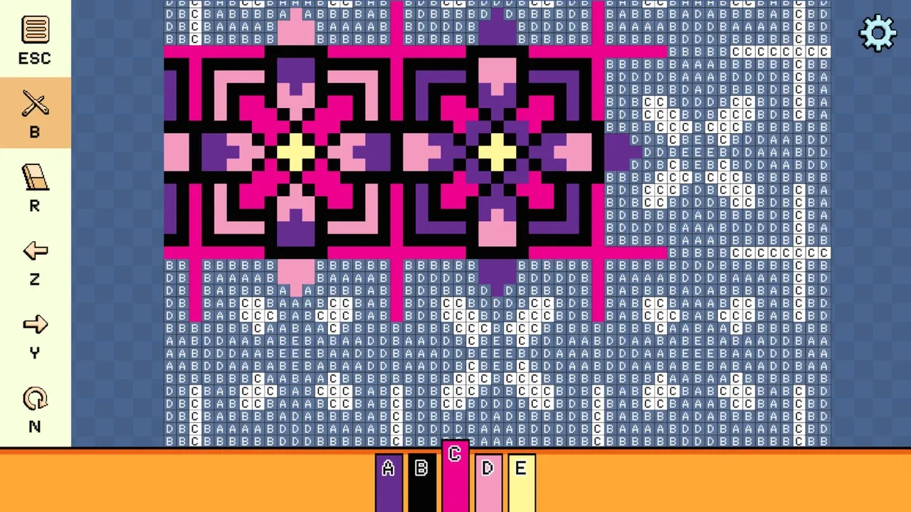 Pixel Cross Stitch: Color by Number - Simple Patterns Pack 4
