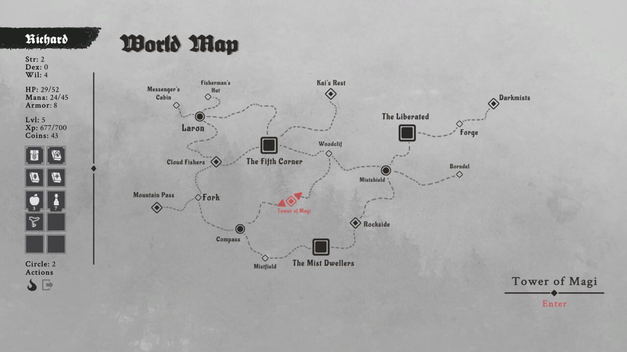 Gameplay de Herald of the Mists