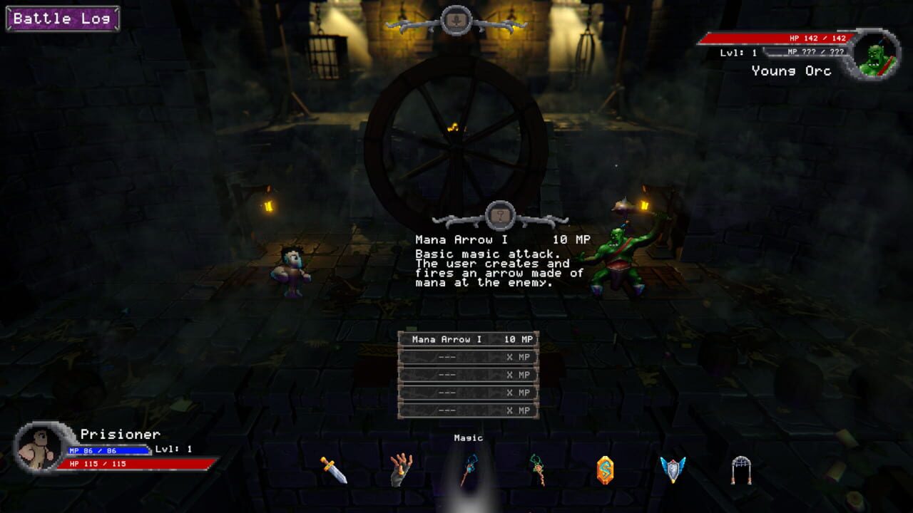 Gameplay de Dungeon of the Forgotten King