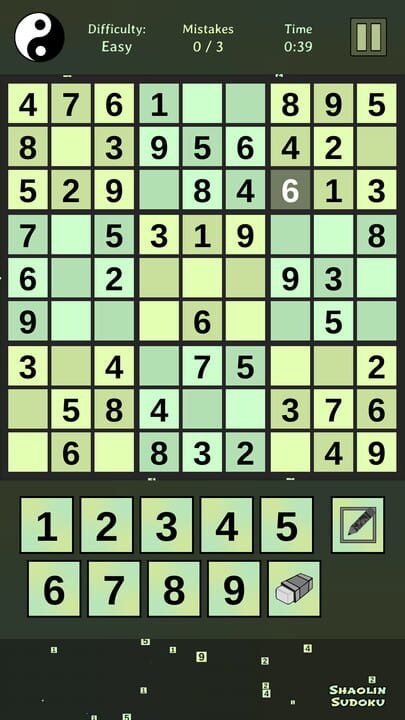 Shaolin Sudoku (2020)