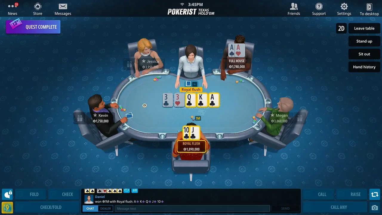 Texas Hold'em Poker: Pokerist screenshot 1