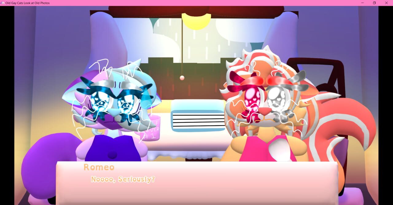 Old Gay Cats Look at Old Photos screenshot