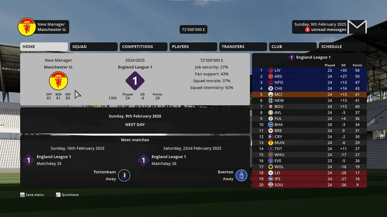 Football Career Mode 26 screenshot