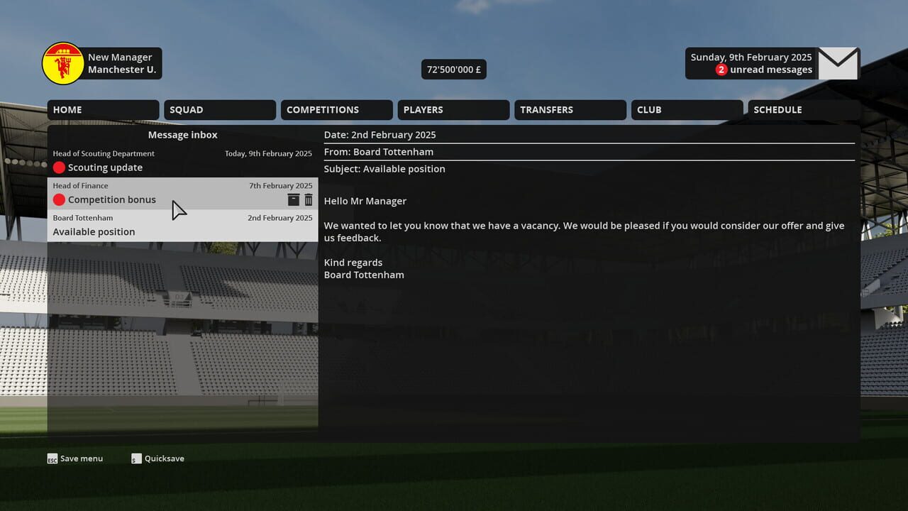 Football Career Mode 26 screenshot