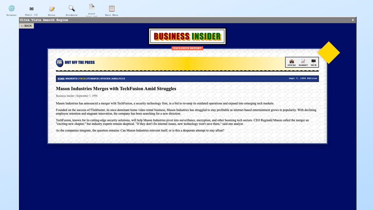 Gumshoe Detective Agency: The First Case screenshot