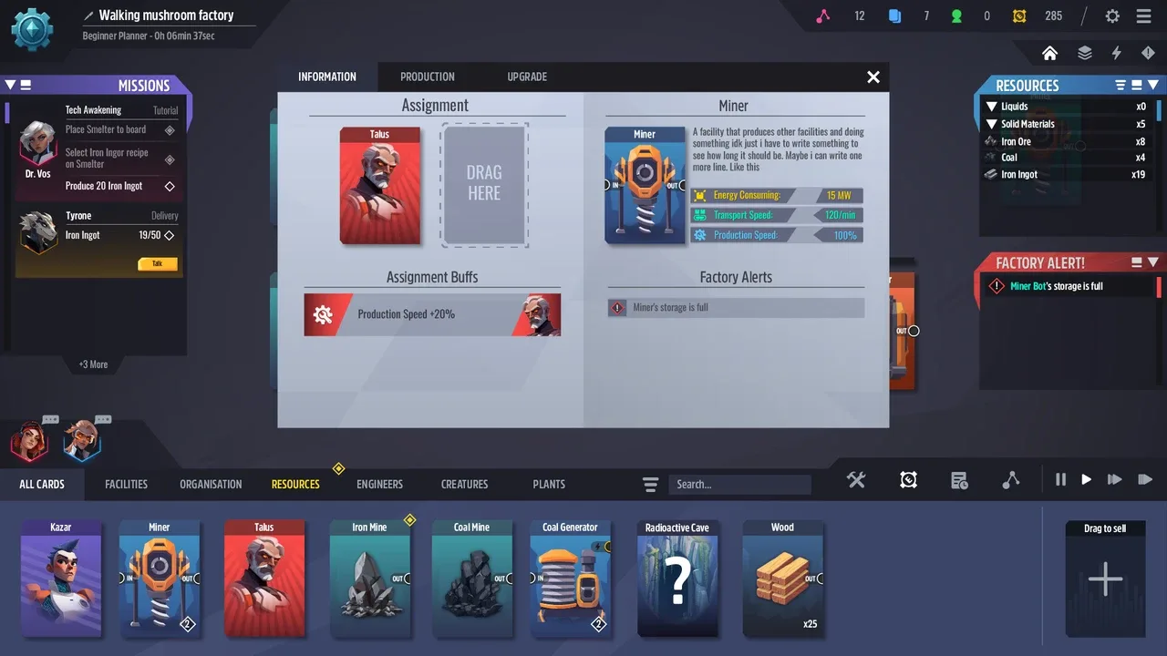 Factory Planner screenshot 2