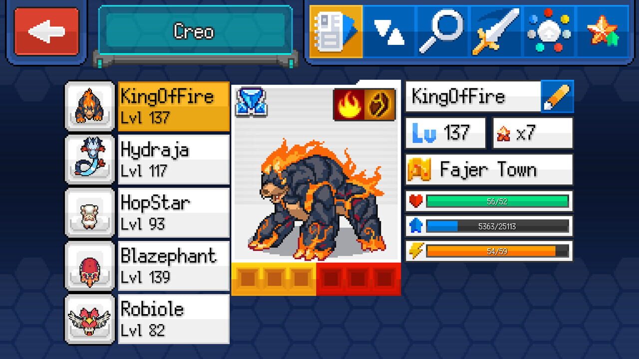 Evocreo II screenshot