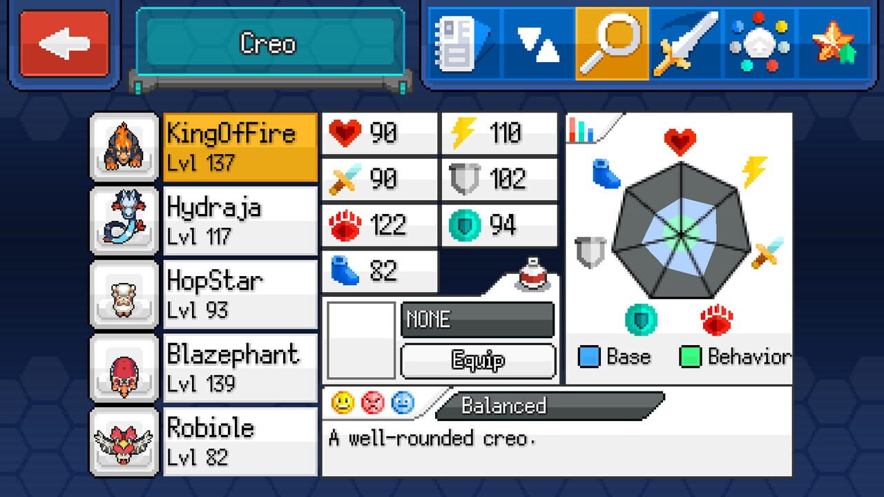 Evocreo II screenshot