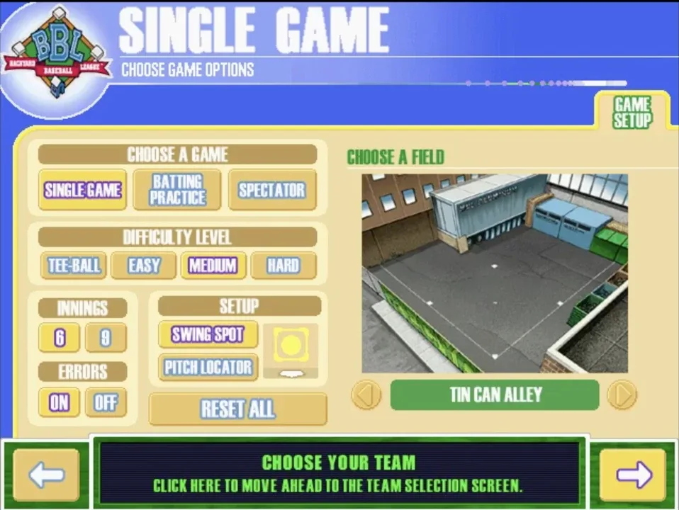 Backyard Baseball '01 screenshot 1