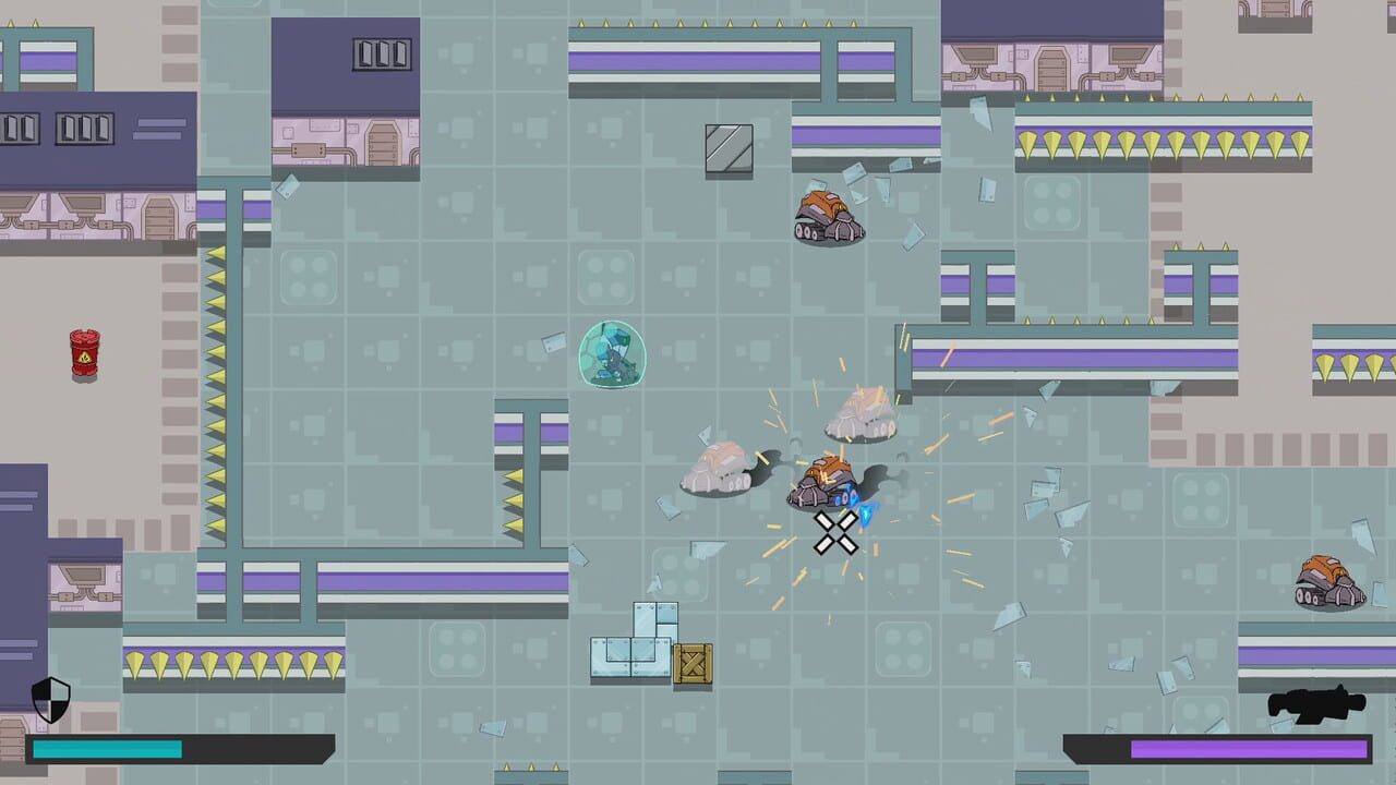 Robot with a Ram Cannon