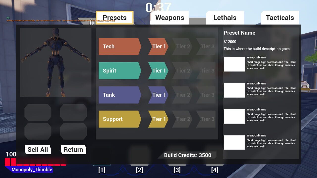 Daemon screenshot