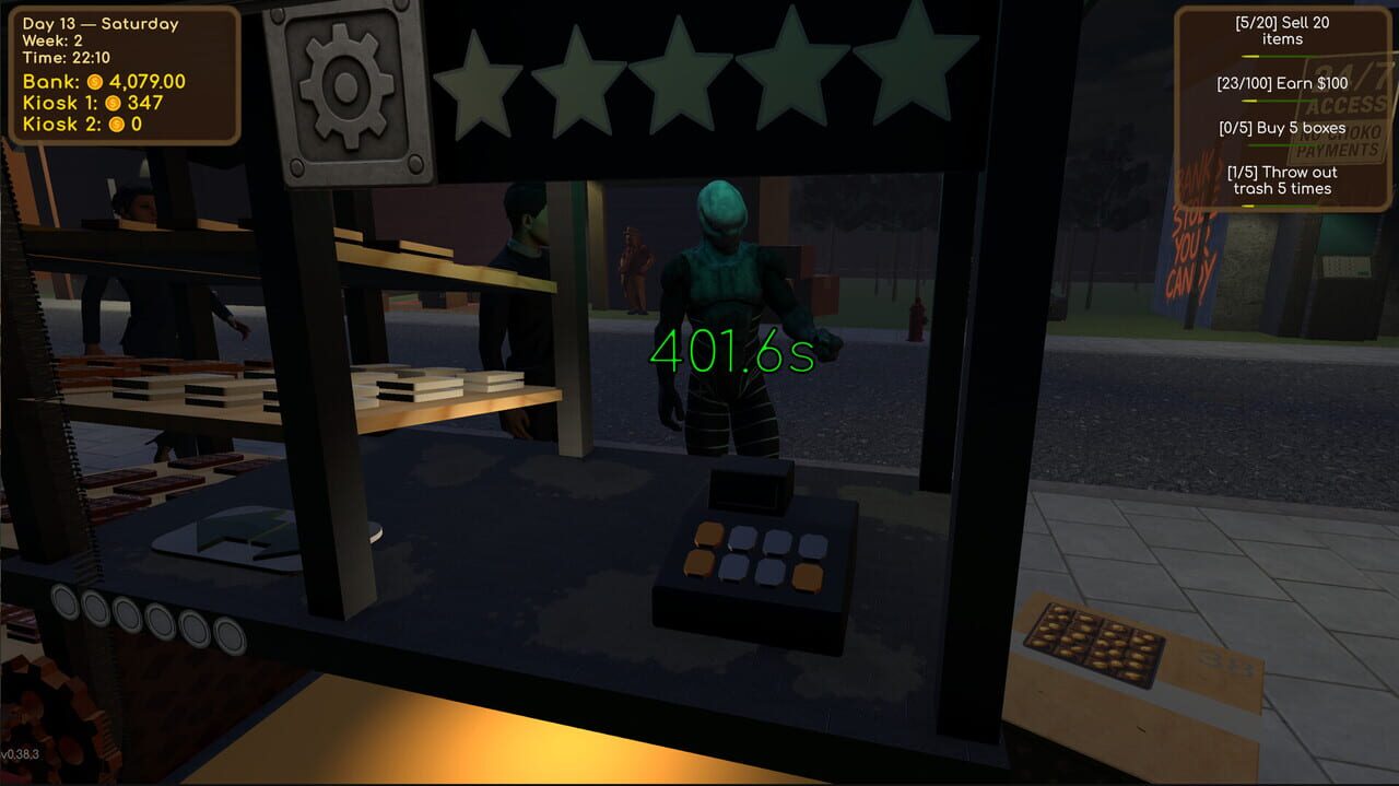 Choco Kiosk Simulator screenshot