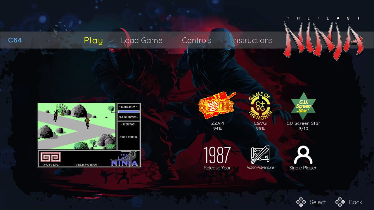 The Last Ninja Collection + Bonus Games screenshot