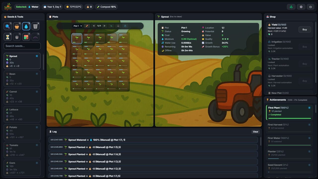 SproutBound screenshot