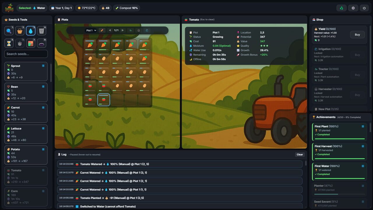 SproutBound screenshot