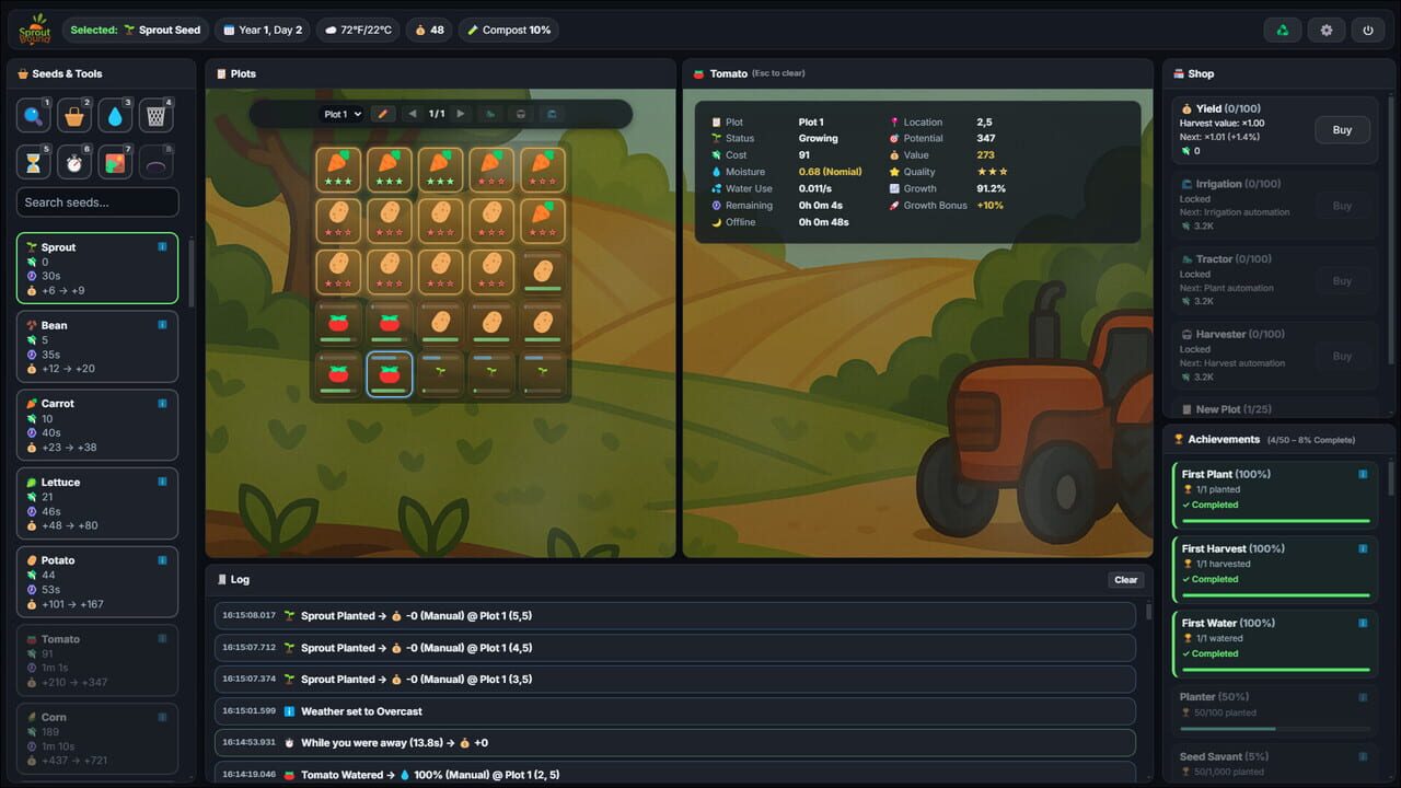 SproutBound screenshot