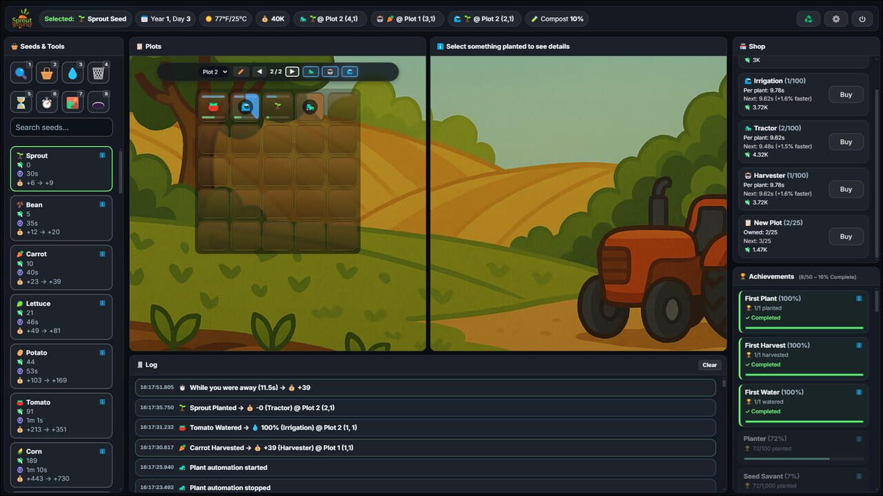 SproutBound screenshot