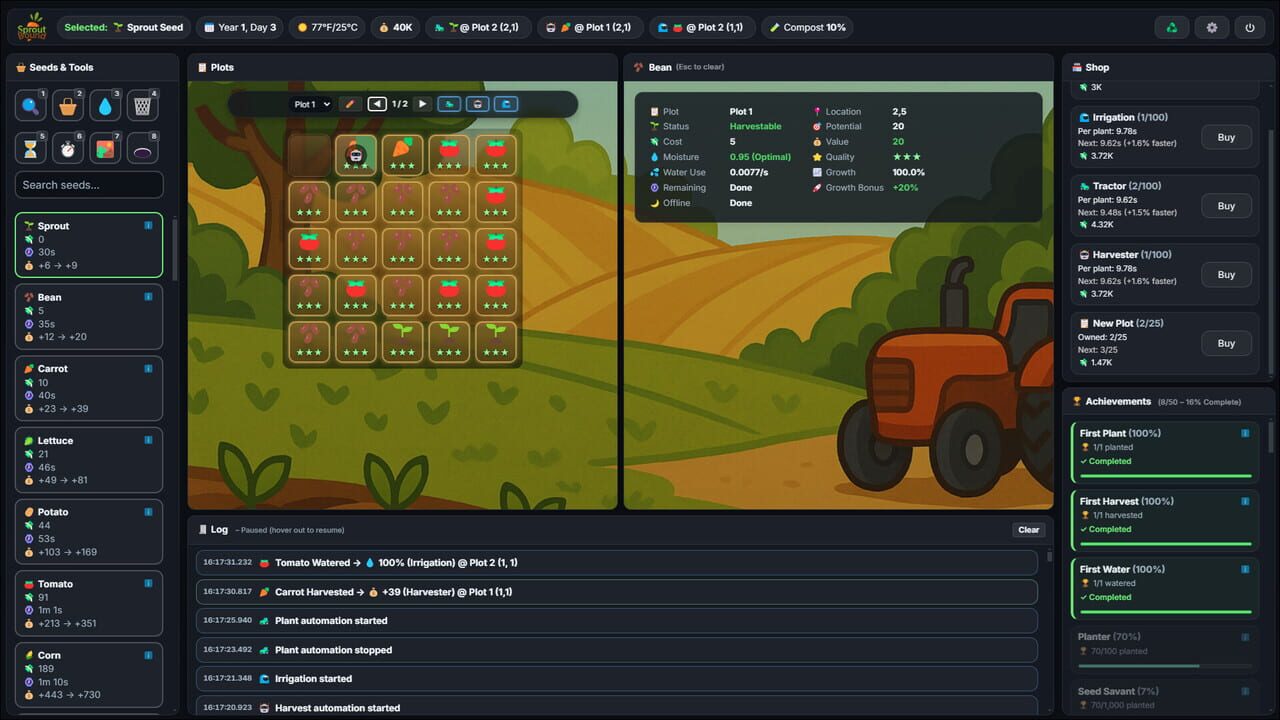 SproutBound screenshot