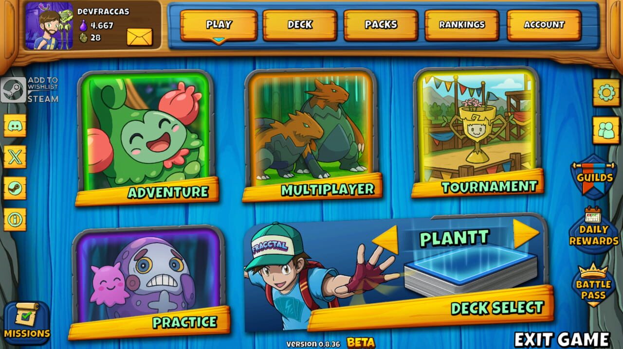 Fracctal TCG screenshot