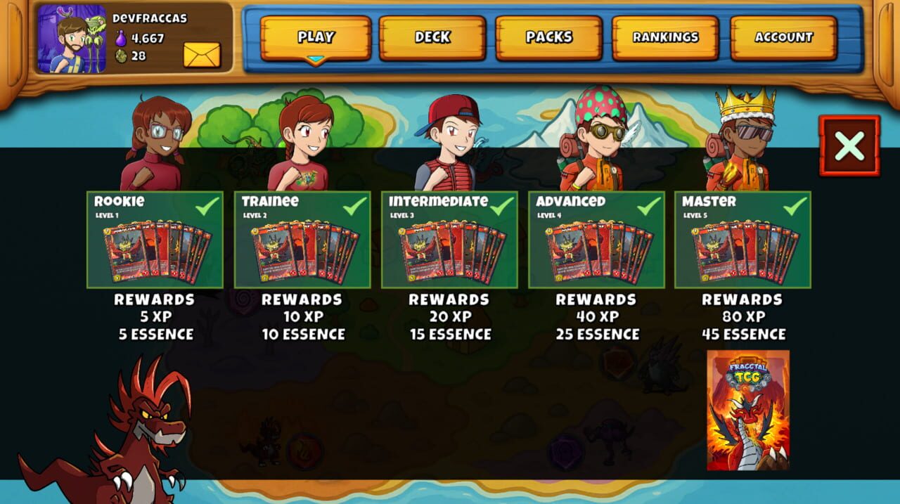 Fracctal TCG screenshot