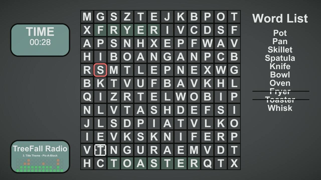1-2-Exquisite Word Search! screenshot