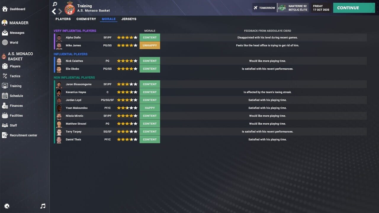 Capture de Pro Basketball Manager 2026