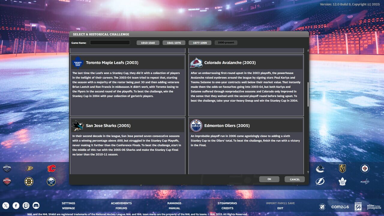 Franchise Hockey Manager 12 screenshot