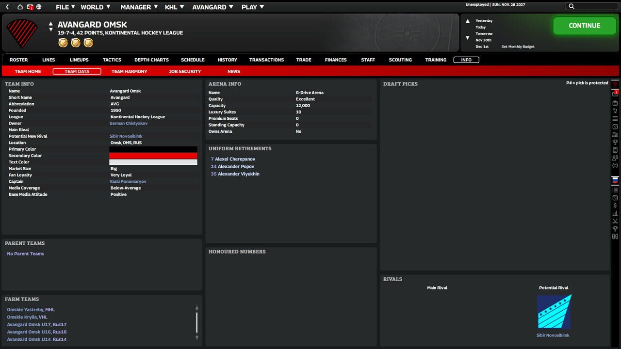 Franchise Hockey Manager 12 screenshot