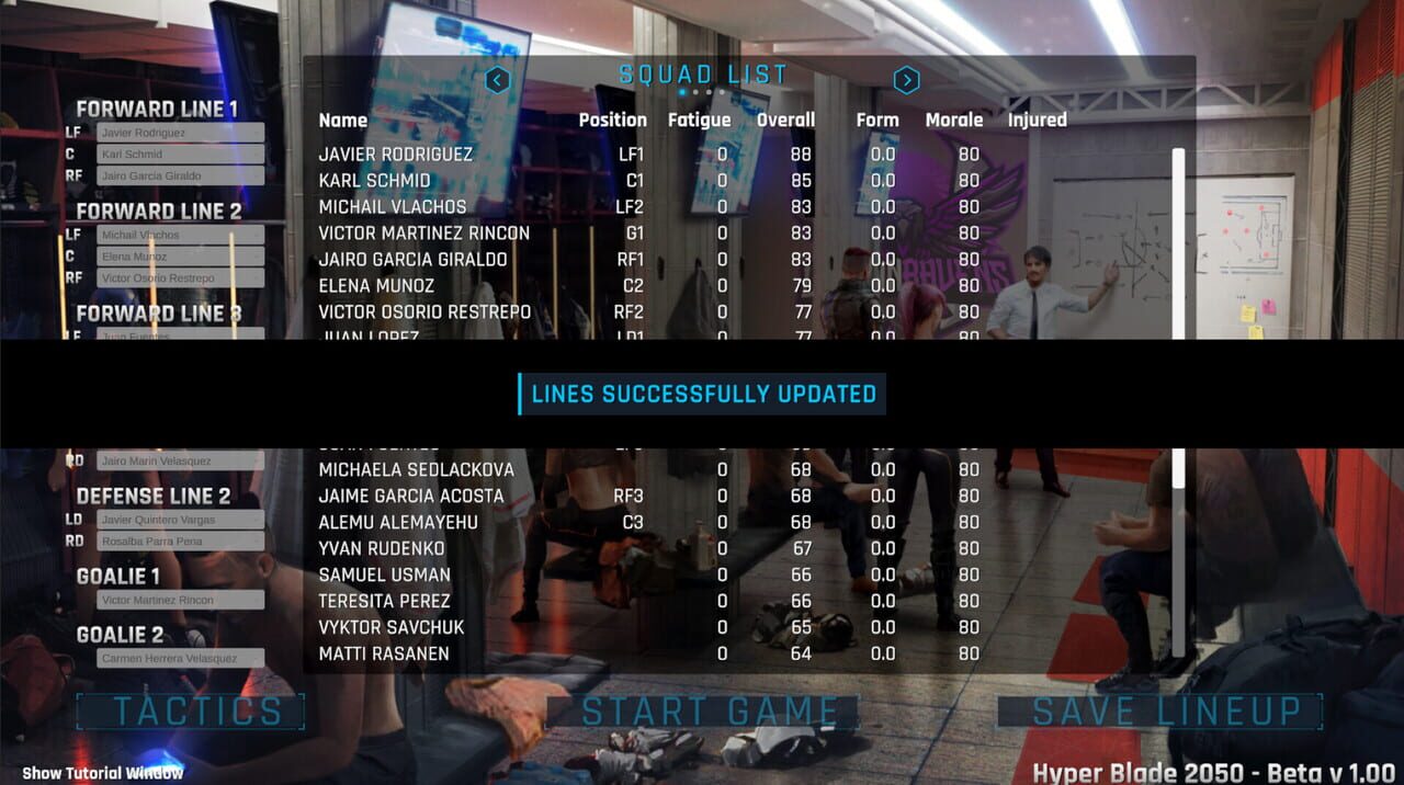 HyperBlade 2050: Dystopian Sports Manager screenshot