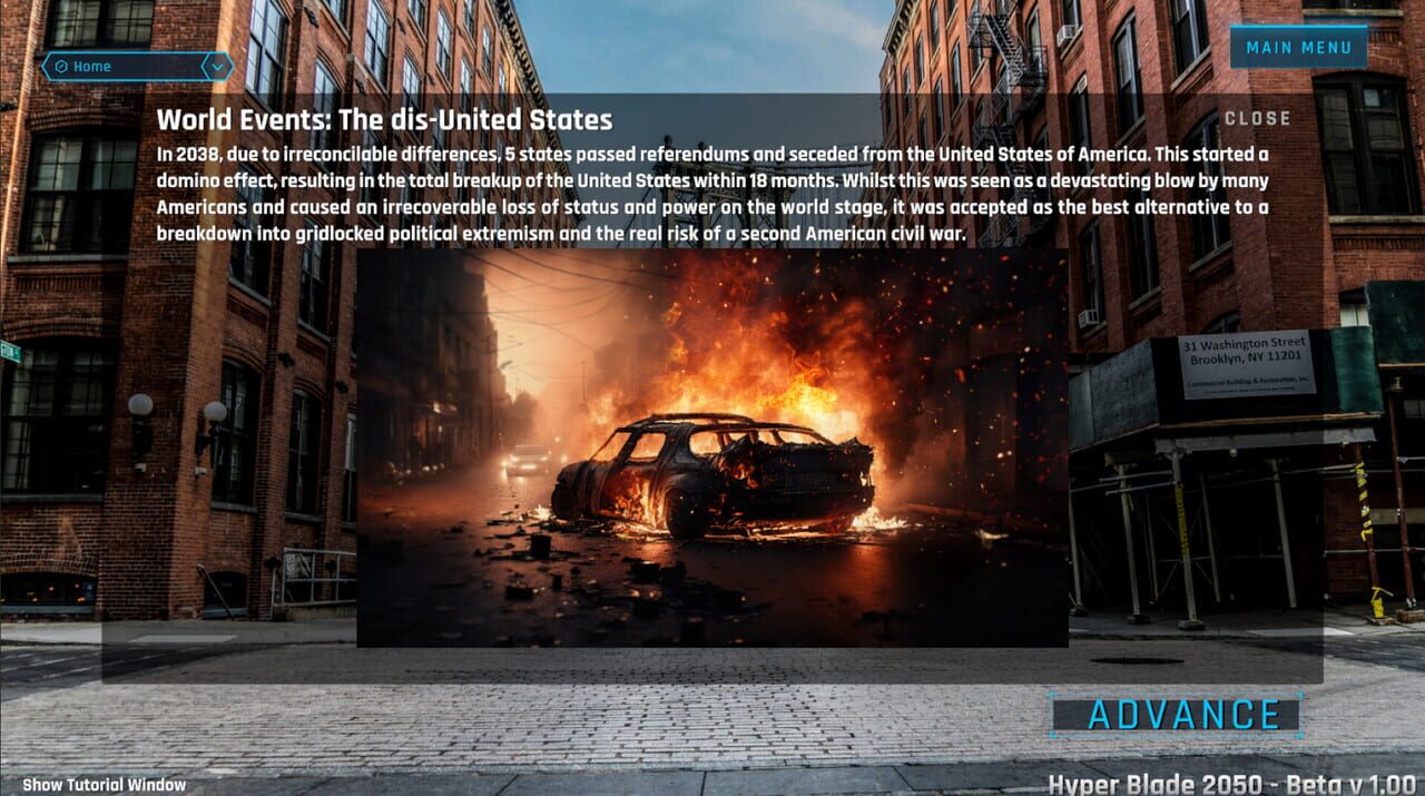 HyperBlade 2050: Dystopian Sports Manager screenshot