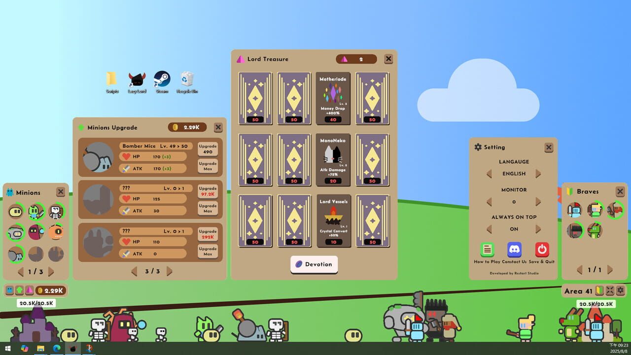 Lazy Lord: War on the Desktop screenshot