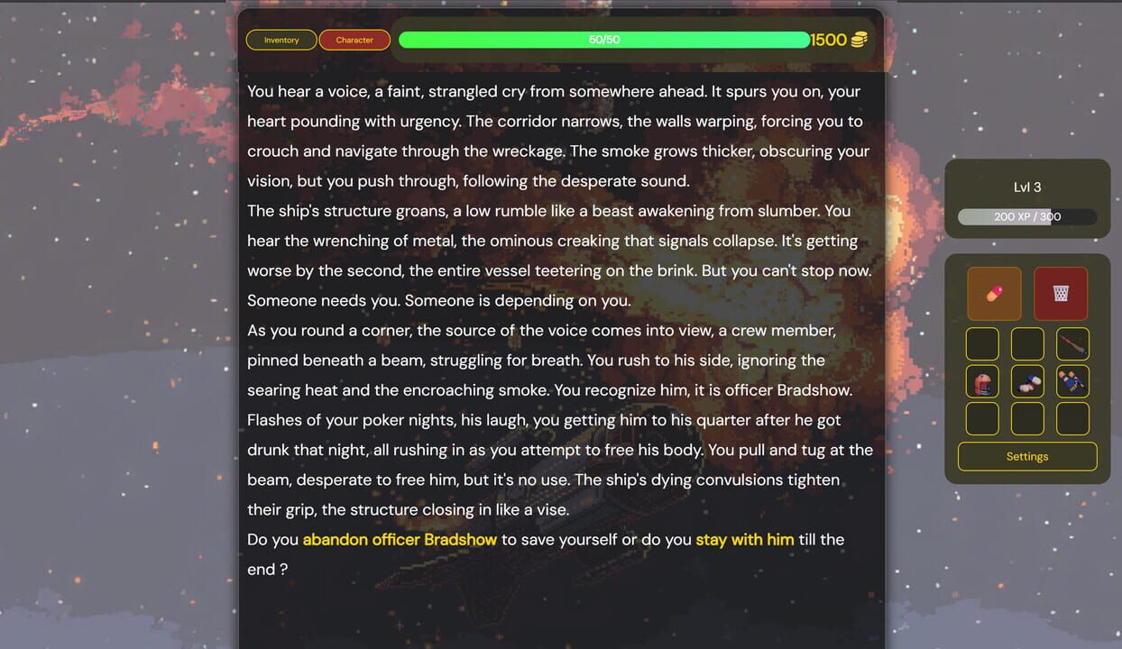 A Spaceship Accident screenshot