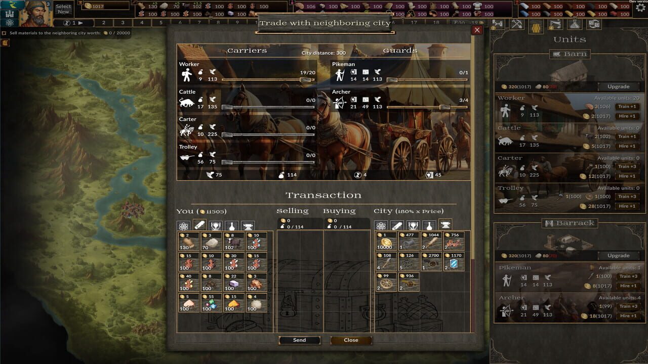 King's Subsidy screenshot