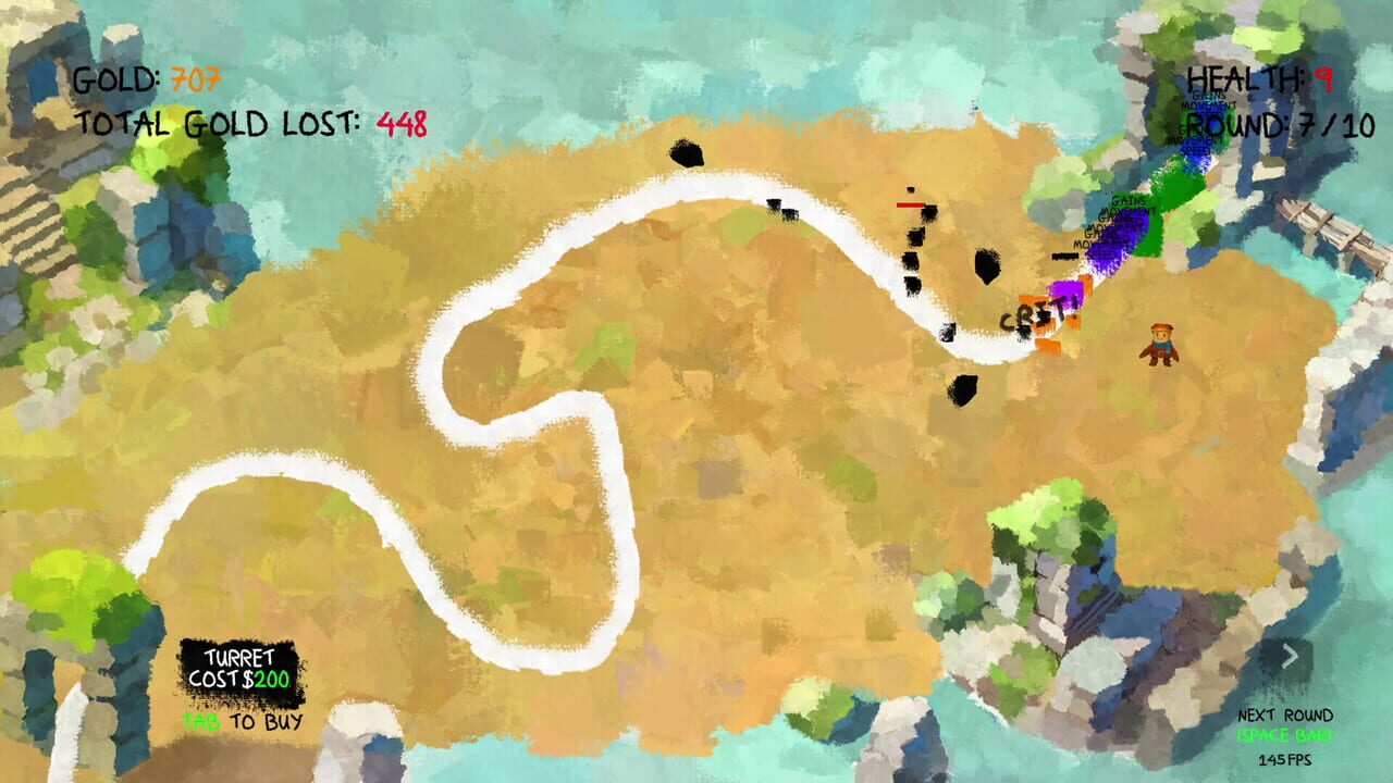 Paint on Paint TD screenshot