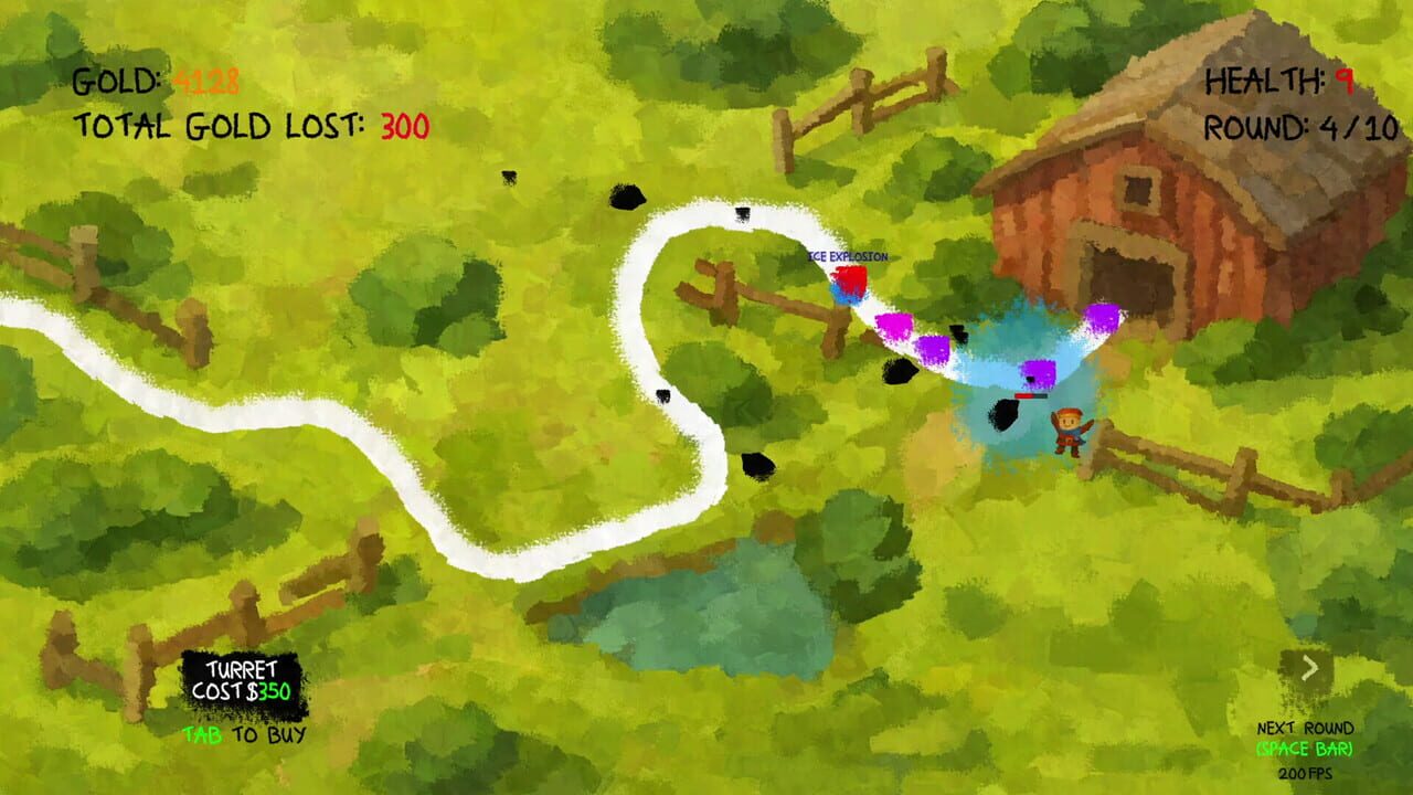 Paint on Paint TD screenshot