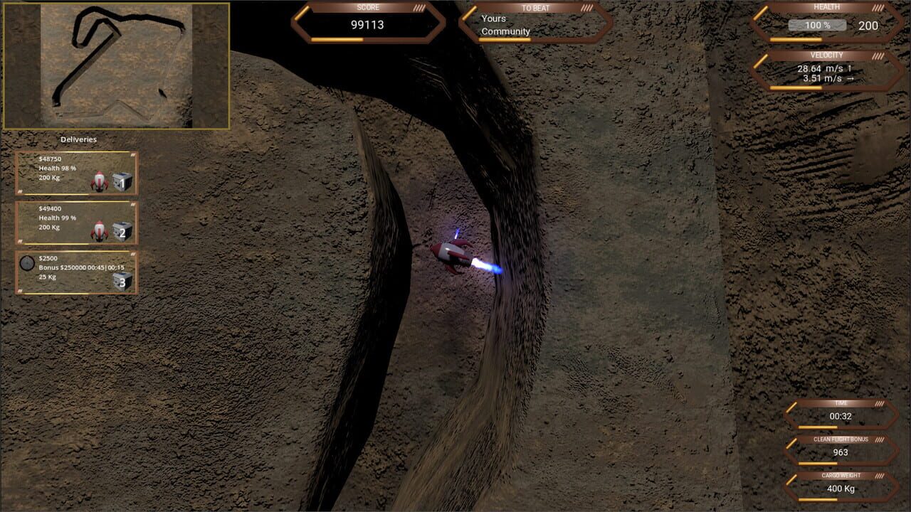 RocketShip Go Up screenshot