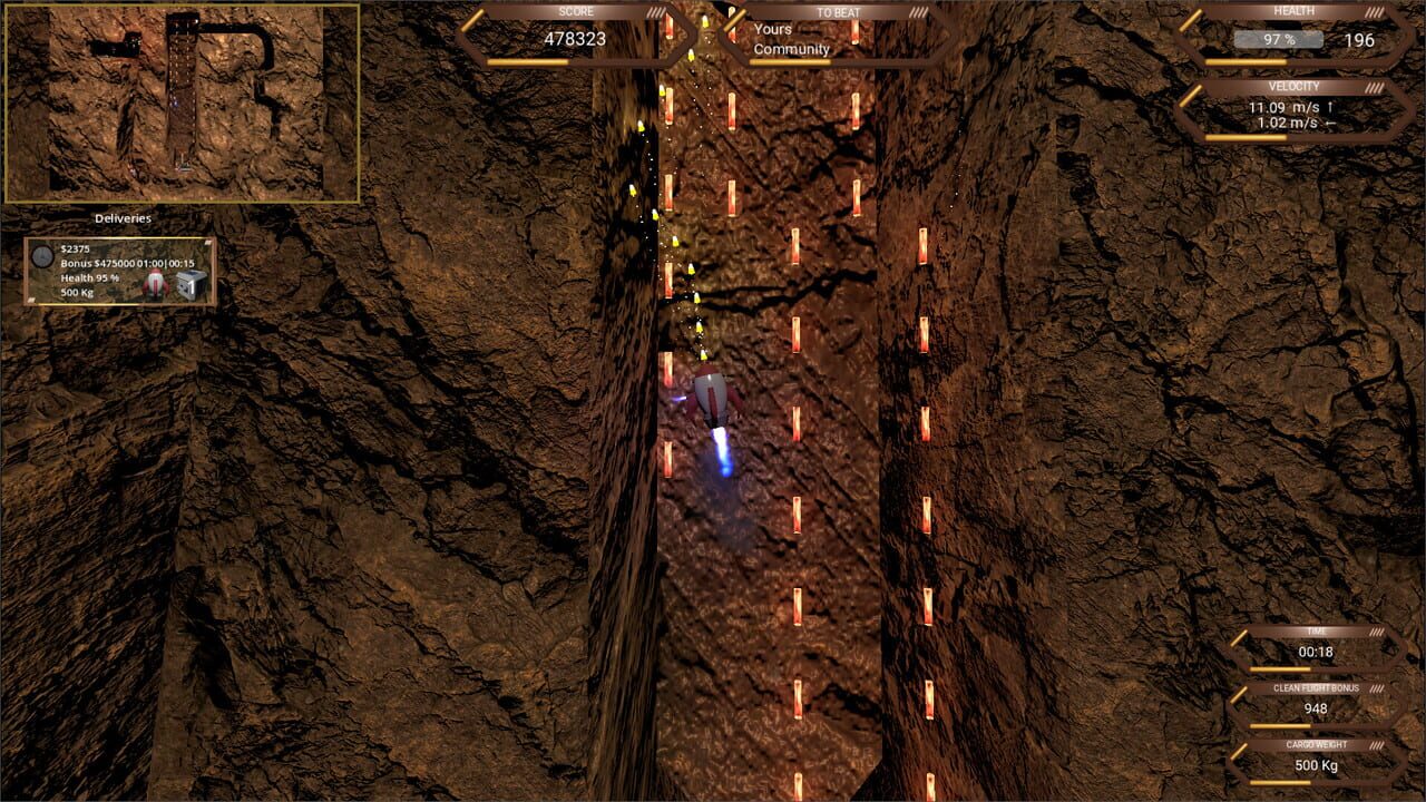 RocketShip Go Up screenshot