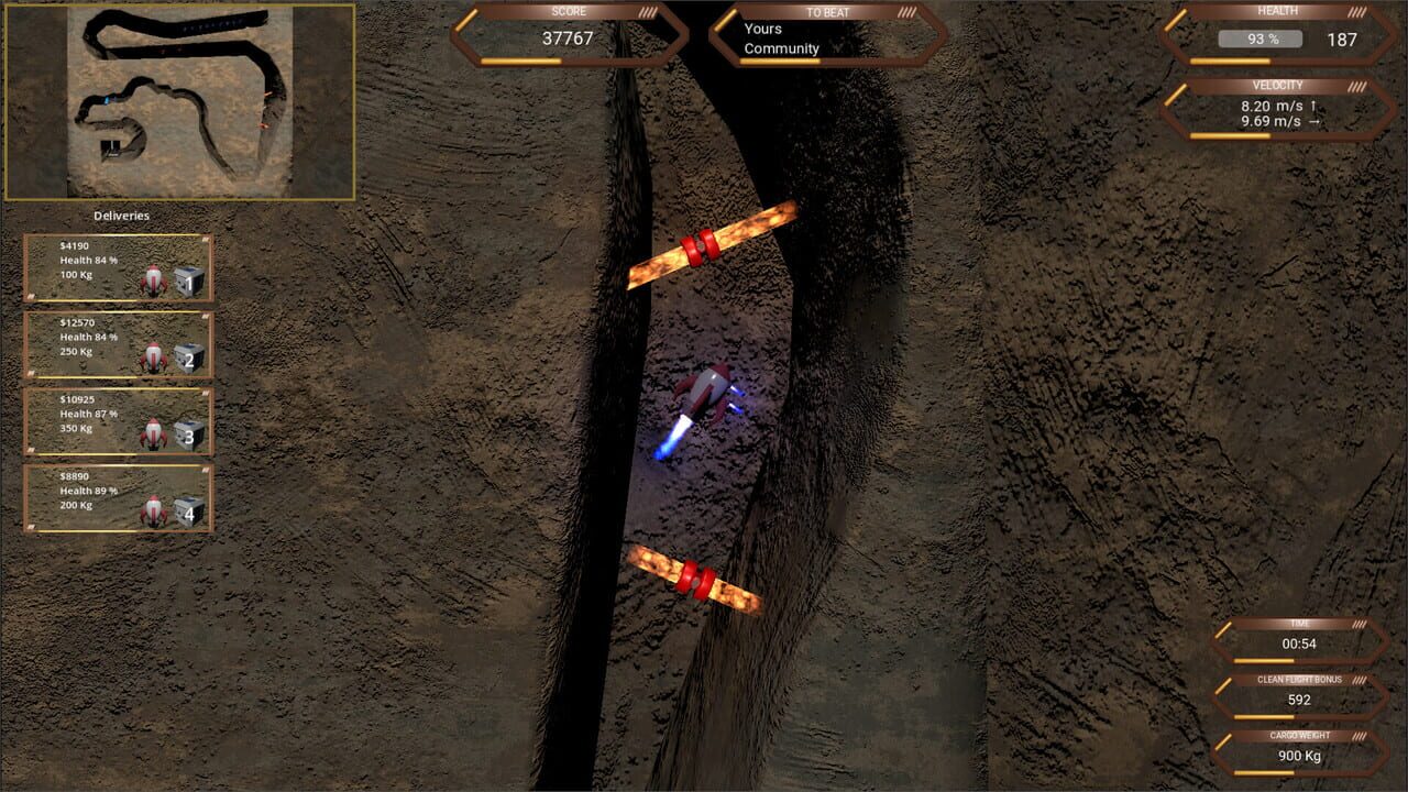 RocketShip Go Up screenshot