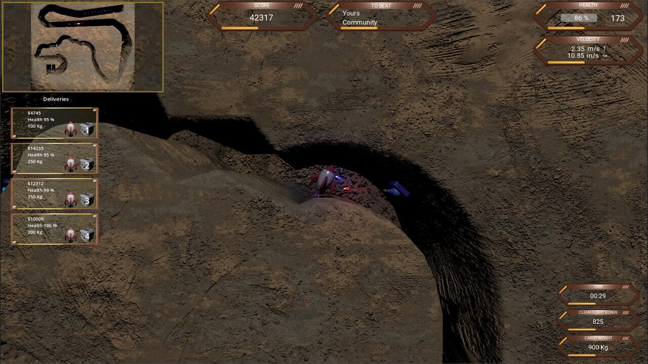 RocketShip Go Up screenshot