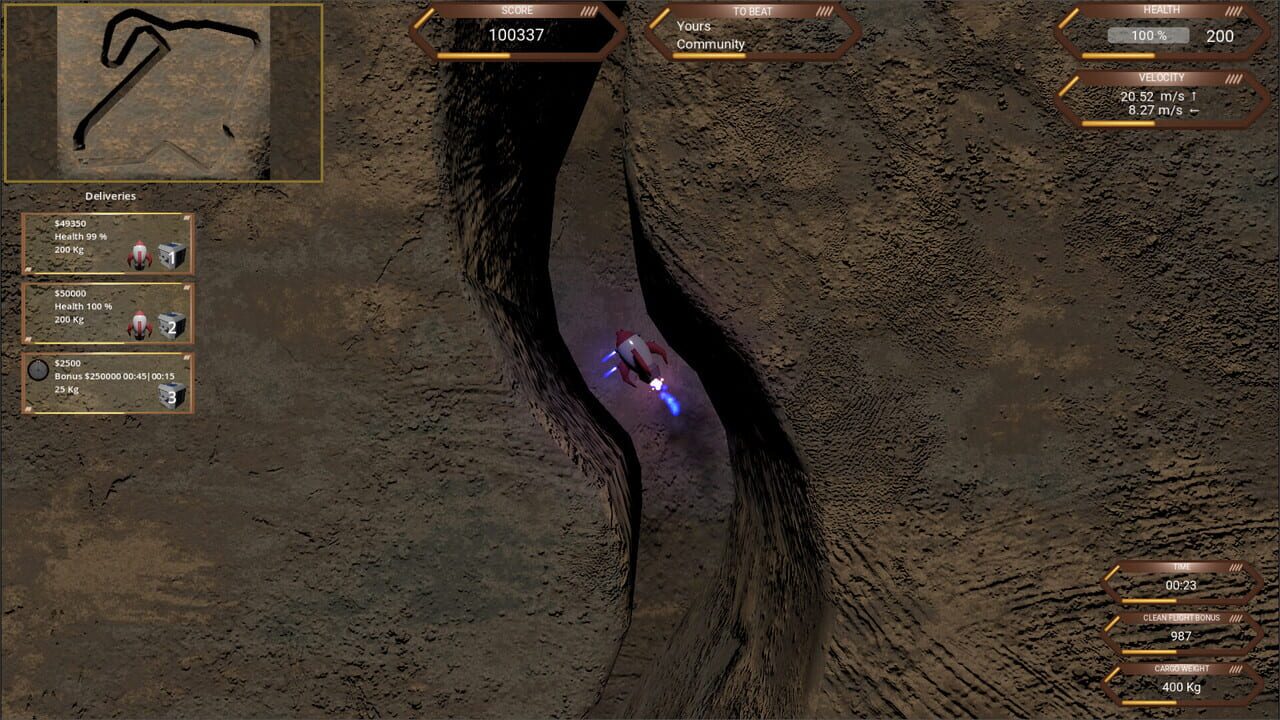 RocketShip Go Up screenshot