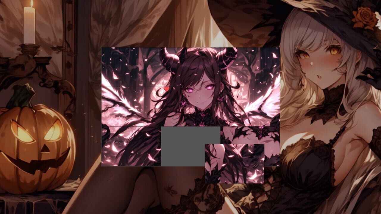 Mystic Beauty: Anime Shift Puzzles screenshot