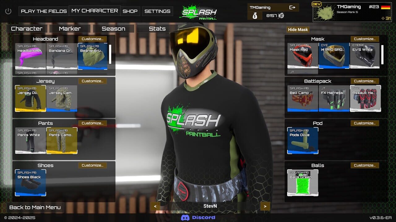 Splash: Paintball