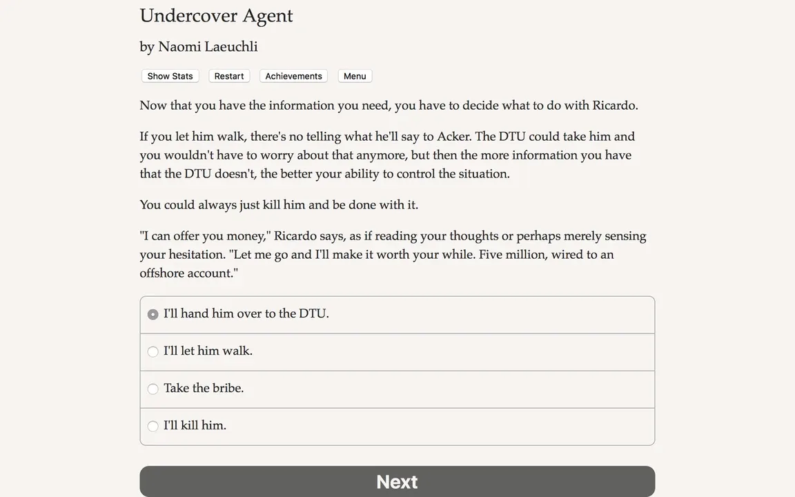 Undercover Agent screenshot 1