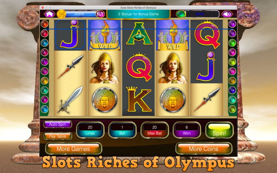 Aces Slots Riches of Olympus cover art