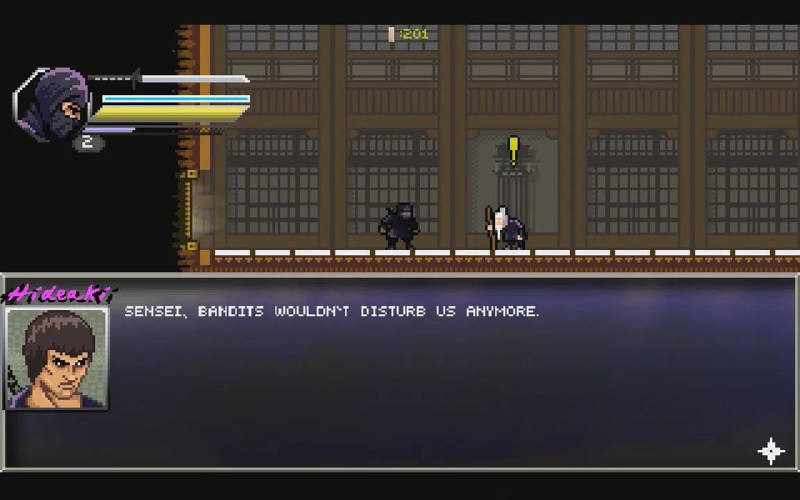Pixel Shinobi: Nine demons of Mamoru screenshot 1