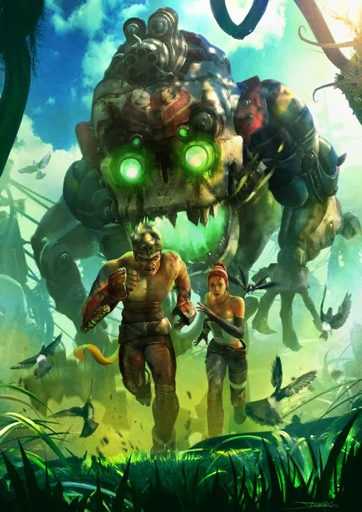 Enslaved: Odyssey to the West artwork 1828
