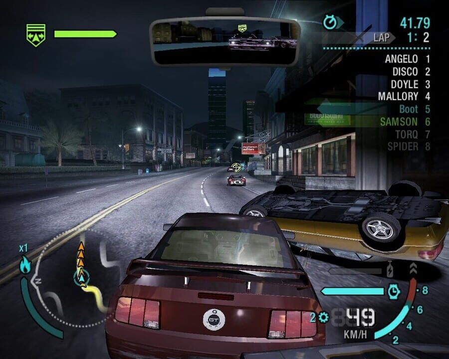 nfs carbon crew member activate button