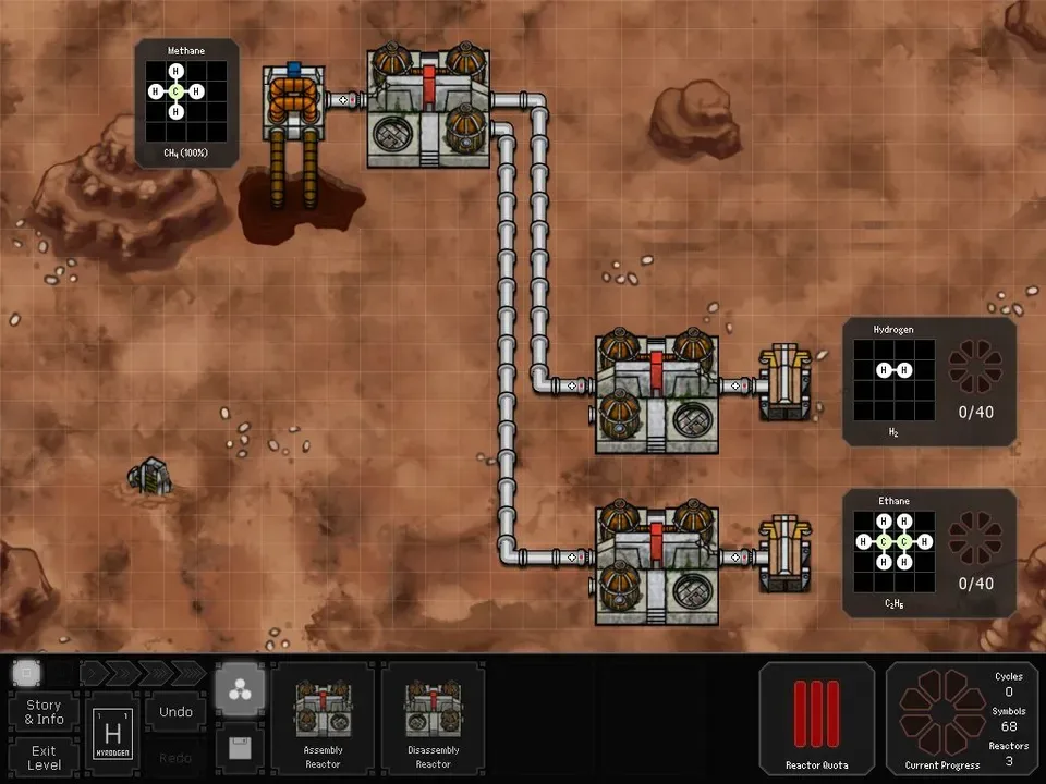 SpaceChem screenshot 2